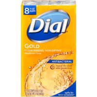 Dial Bath Soap Antibacterial Gold 8PK of 4oz Bars
