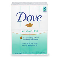 Dove Beauty Bar Sensitive Skin 8PK 4oz Bars