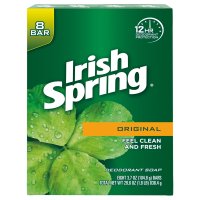 Irish Spring Bath Soap Original 8PK of 3.75oz Bars