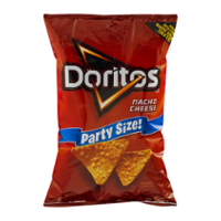 Doritos Tortilla Chips Nacho Cheese Party Size 16oz Bag product image