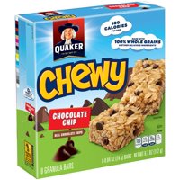 Quaker Chewy Granola Bars Chocolate Chip 8CT 6.7oz product image