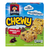 Quaker Chewy Granola Bars Chocolate Chip 8CT 6.7oz
