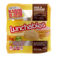 Lunchables Ham & Cheddar w Vanilla Cookie 3.5oz PKG