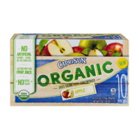 Capri Sun Organic Juice Drink Pouches Apple 10CT of 6oz EA