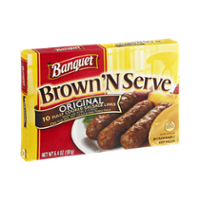 Banquet Brown N Serve Original Sausage Microwave Links 10CT 7oz PKG