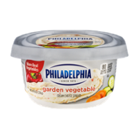 Philadelphia Cream Cheese Garden Vegetable 8oz Tub
