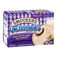Smucker's Uncrustables Peanut Butter and Grape Jelly 4CT