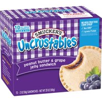 Smucker's Uncrustables Peanut Butter and Grape Jelly 10CT