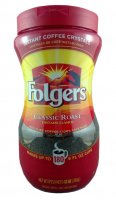 Folgers Classic Roast Instant Crystals 12oz Jar