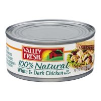 Valley Fresh 100% Natural White and Dark Chicken in Water 10oz Can