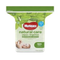 Huggies Natural Care Baby Wipes Fragrance Free Refill 184CT