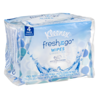 Kleenex Fresh on the Go Wipes for Face & Hands 48CT PKG
