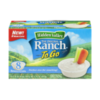 Hidden Valley Original Ranch Dressing & Dip Cups 8CT 12oz PKG