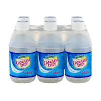 Canada Dry Club Soda 6PK of 10oz Bottles