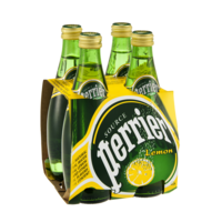 Perrier Sparkling Mineral Water Lemon 4PK of 11.15oz Bottles