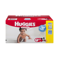 Huggies Snug & Dry Diapers Size 3 (16-28LB) 100CT Box