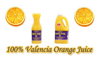 Indian River 100% Juice Valencia Orange 1LTR BTL