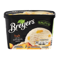 Breyers All Natural Ice Cream Peach 1.5QT