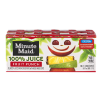 Minute Maid 100% Juice Fruit Punch 10CT of 6oz Boxes product image