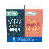 Kleenex Facial Tissue Pocket Pack 6PK of 10CT EA 60CT PKG