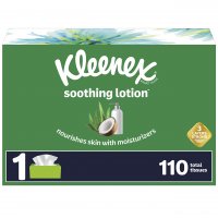 Kleenex Facial Tissue Lotion with Aloe & Vitamin E 120CT Box