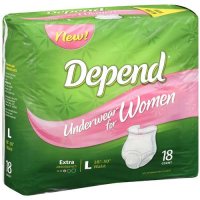 Depend Underwear For Women Moderate Absorbency Large 18CT PKG