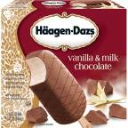 Haagen Dazs Bars Vanilla with Milk Chocolate 3CT 9oz Box