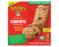 Annie's Organic Chewy Granola Bars Oatmeal Raisin 6CT 5.34oz PKG