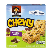 Quaker Chewy Granola Bars Oatmeal Raisin 8CT 6.7oz