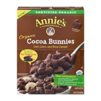 Annie's Homegrown Cocoa Bunnies Cereal 10oz Box