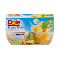 Dole Fruit Bowls Mixed Fruit 4oz. EA 4CT 16oz PKG product image