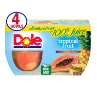Dole Fruit Bowls Tropical Fruit 4oz. EA 4CT 16oz PKG product image