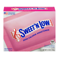 Sweet n Low Packets 100CT PKG