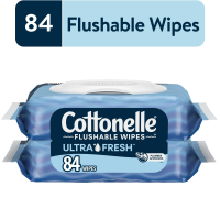 Kleenex Cottonelle Fresh Flushable Wipes 42CT