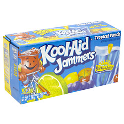 Kool-Aid Jammers Tropical Fruit Punch 10CT of 6oz EA