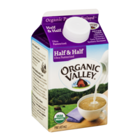 Organic Valley Half & Half Organic 16oz CTN