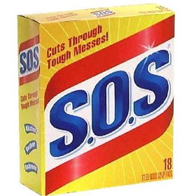SOS Steel Wool Soap Pads 18CT Box product image