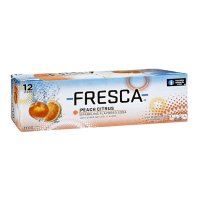 Fresca Peach Citrus Soda 12 Pack of 12oz Cans