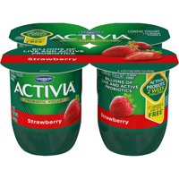 Dannon Activia Probiotic Yogurt Strawberry 4oz EA 4PK product image