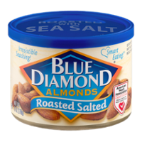 Blue Diamond Almonds Roasted Salted 6oz Can product image