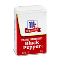 McCormick Black Pepper Ground 1.5oz Can