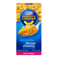 Kraft Macaroni & Cheese Three Cheese 7.25oz Box