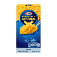 Kraft Macaroni & Cheese Spirals 5.5oz Box product image