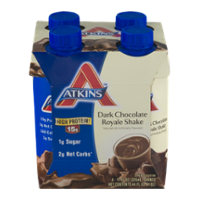 Atkins Dark Chocolate Royale Shake 4CT 11oz EA product image