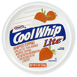 Cool Whip Whipped Topping Lite 8oz. Tub