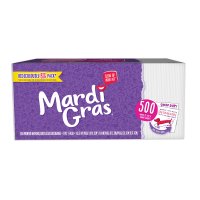 Mardi Gras Napkins 1Ply Value Pack 500CT