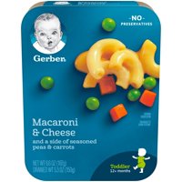 Gerber Graduates Macaroni and Cheese with Seasoned Peas and Carrots 6.6oz PKG