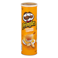 Pringles Potato Crisps Cheddar Cheese 5.96oz. Can