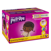 Huggies Pull-Ups Training Pants 2T-3T Girls (18-34LB) 74CT