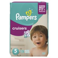 Pampers Cruisers Size 5 (27 Plus LBS) Jumbo Pack 21CT